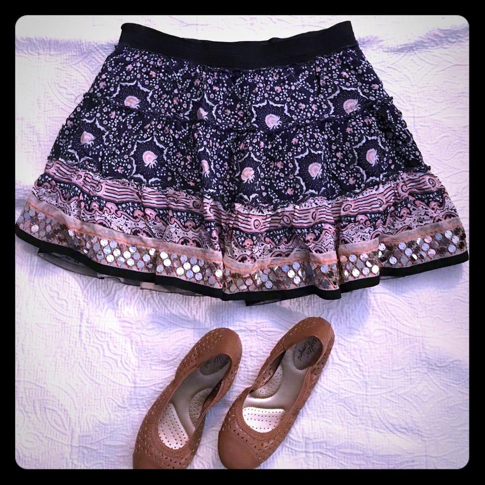 Flouncy Bohemian Skirt